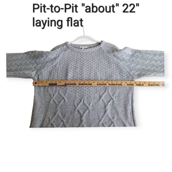 Barbour Ursula Grey 100% Lambswool Cozy British Heritage Knit Sweater - Picture 5 of 11